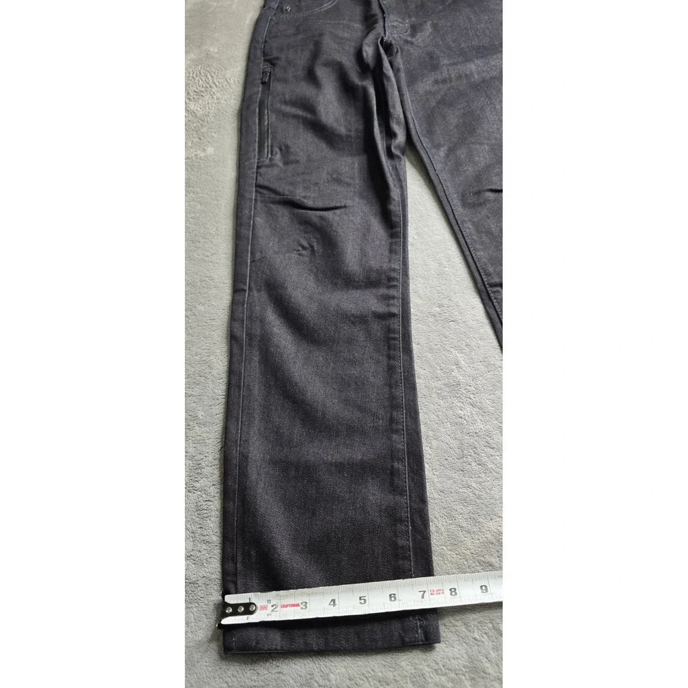 Black Diamond Equipment Mission Wool Denim Pants Mens 30x30 (30x29) Black Blue